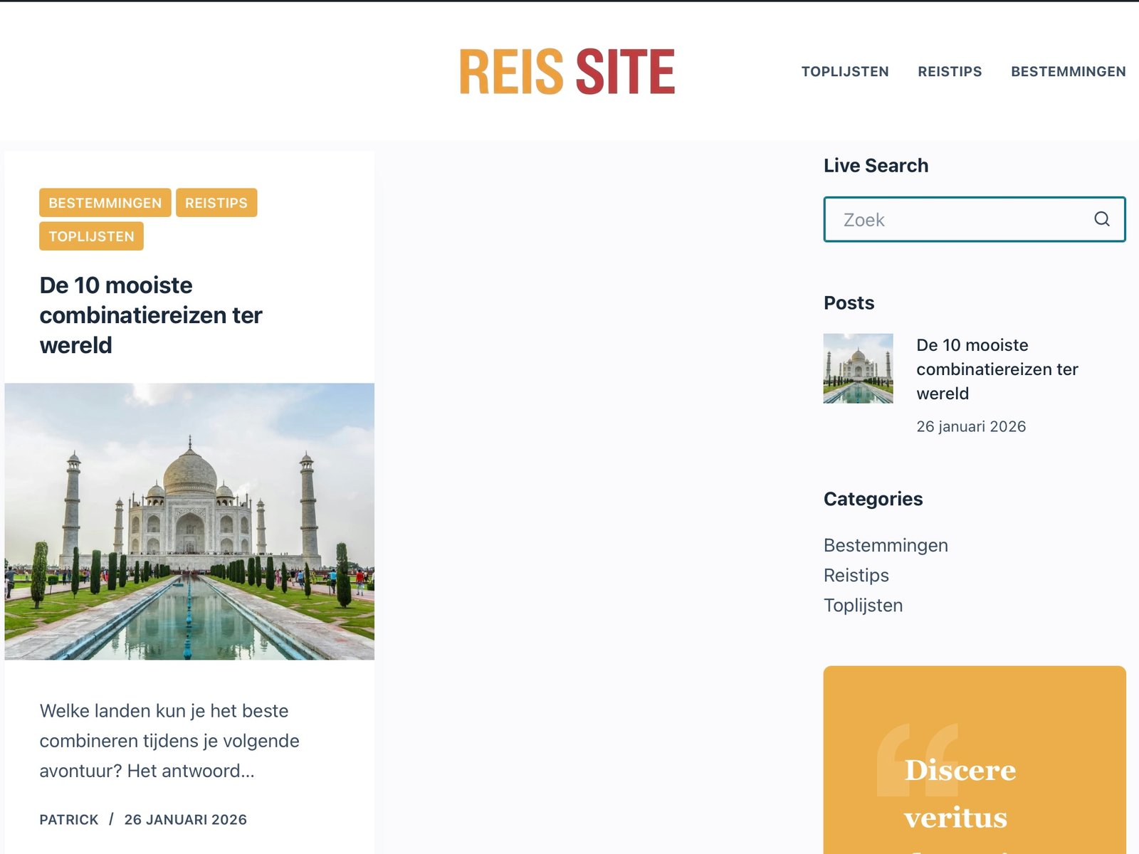 ReisSite.be